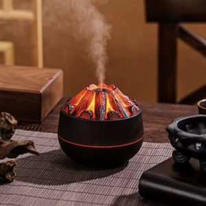 Diffuseur bois brulé d'arôme & humidificateur